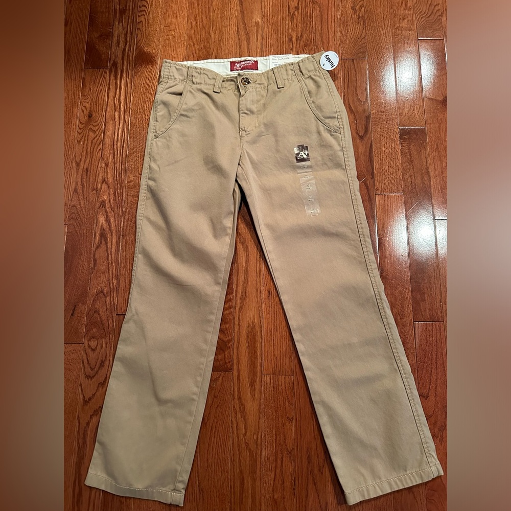 ARIZONA JEANS CO. NWT Boys 12 Husky slim fit/ straight leg khakis from JCP.